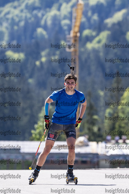 01.06.2021, xkvx, Biathlon Training Ruhpolding, v.l. Johan Werner (Germany) in aktion in action competes