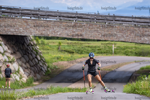 27.06.2021, xkvx, Biathlon Training Lavaze, v.l. Tiril Eckhoff (Norway) in aktion in action competes