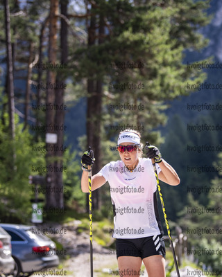 30.06.2021, xkvx, Biathlon Training SeiserAlm, v.l. Laura Dahlmeier  