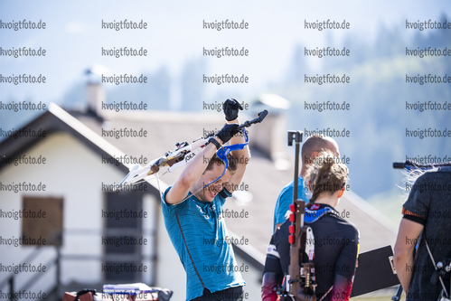 03.07.2021, xkvx, Biathlon Training Lavaze, v.l. Tarjei Boe (Norway)  