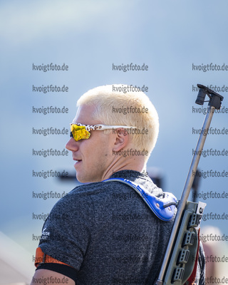 03.07.2021, xkvx, Biathlon Training Lavaze, v.l. Vetle Sjaastad Christiansen (Norway)  