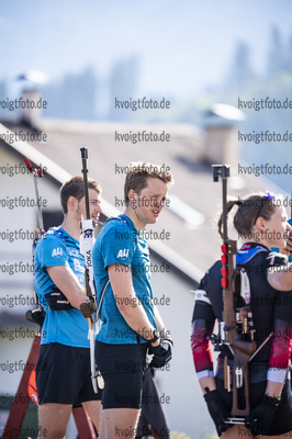 03.07.2021, xkvx, Biathlon Training Lavaze, v.l. Tarjei Boe (Norway)  