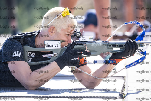 03.07.2021, xkvx, Biathlon Training Lavaze, v.l. Vetle Sjaastad Christiansen (Norway)  