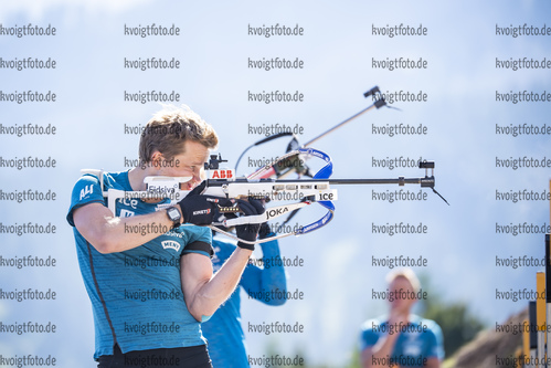 03.07.2021, xkvx, Biathlon Training Lavaze, v.l. Tarjei Boe (Norway)  