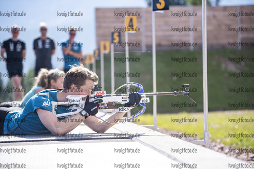 03.07.2021, xkvx, Biathlon Training Lavaze, v.l. Tarjei Boe (Norway)  