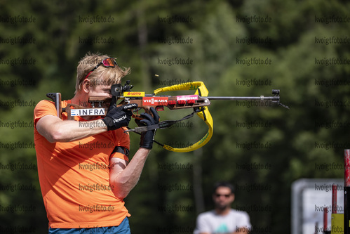 12.07.2021, xkvx, Biathlon Training Bormio, v.l. Roman Rees (Germany)  