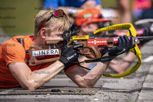 12.07.2021, xkvx, Biathlon Training Bormio, v.l. Roman Rees (Germany)  