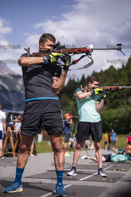 12.07.2021, xkvx, Biathlon Training Bormio, v.l. Philipp Nawrath (Germany)  