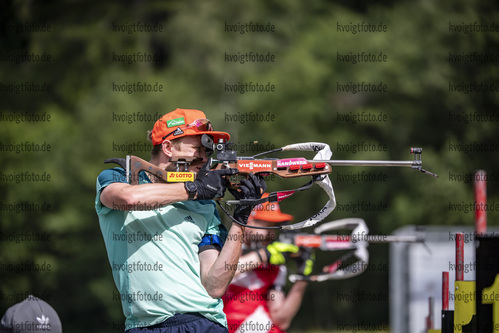 12.07.2021, xkvx, Biathlon Training Bormio, v.l. Benedikt Doll (Germany)  