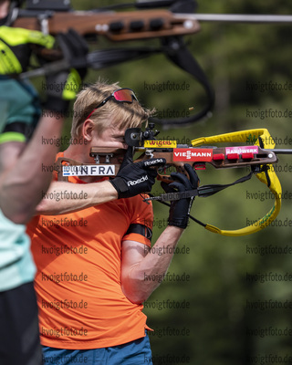 12.07.2021, xkvx, Biathlon Training Bormio, v.l. Roman Rees (Germany)  