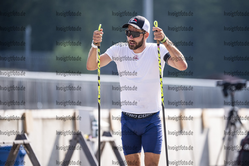 23.07.2021, xkvx, Biathlon Training Ruhpolding, v.l. Matthias Dorfer (Germany)  