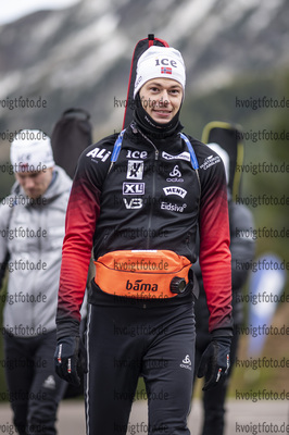 07.10.2021, xkvx, Biathlon Training Lavaze, v.l. Sturla Holm Laegreid (Norway)  