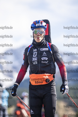 08.10.2021, xkvx, Biathlon Training Lavaze, v.l. Johannes Thingnes Boe (Norway)  