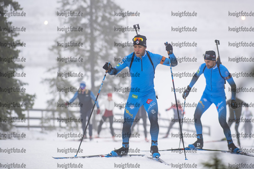 10.11.2021, xkvx, Biathlon Training Sjusjoen, v.l. Antonin Guigonnat (France)  