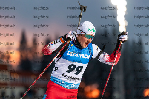 28.11.2021, xkvx, Biathlon IBU World Cup Oestersund, Sprint Men, v.l. Magnus OBERHAUSER (Austria) in aktion / in action competes