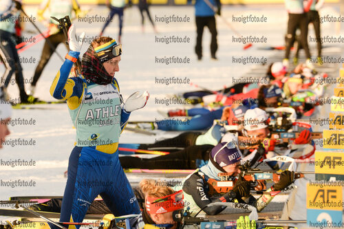30.11.2021, xetx, Biathlon IBU Cup Sjusjoen, Training Women and Men, v.l. Elisabeth Hoegberg (SWEDEN)  / 