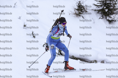 10.12.2021, xmcx, Biathlon IBU Junior Cup Martell, Individual Women, v.l. Konstantina Charalampidou (Greece)  / 