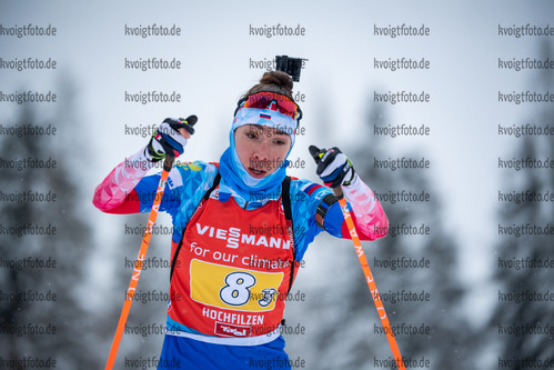 11.12.2021, xkvx, Biathlon IBU World Cup Hochfilzen, Relay Women, v.l. Uliana Nigmatullina (Russia) in aktion / in action competes