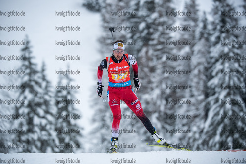 11.12.2021, xkvx, Biathlon IBU World Cup Hochfilzen, Relay Women, v.l. Julia Schwaiger (Austria) in aktion / in action competes