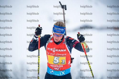 11.12.2021, xkvx, Biathlon IBU World Cup Hochfilzen, Relay Women, v.l. Vanessa Hinz (Germany) in aktion / in action competes