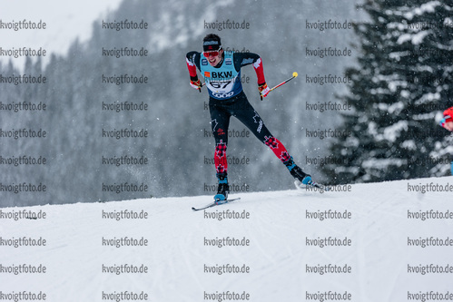 11.12.2021, xljkx, Cross Country FIS World Cup Davos, Men Prolog, v.l. Antoine Cyr (Canada)  / 