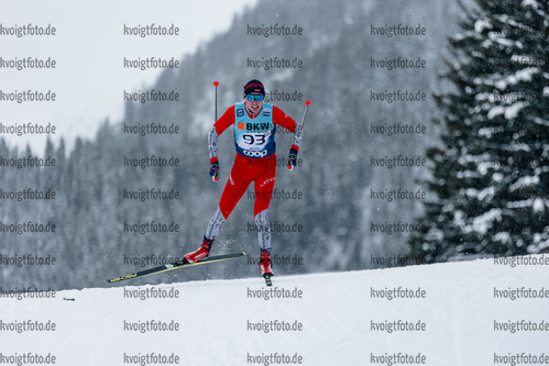 11.12.2021, xljkx, Cross Country FIS World Cup Davos, Men Prolog, v.l. Indulis Bikse (Latvia)  / 