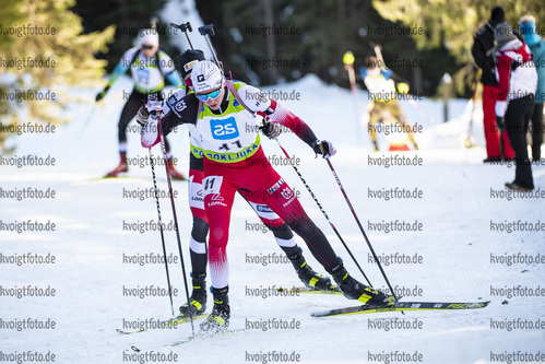 19.12.2021, xsoex, Biathlon Alpencup Pokljuka, Sprint Men, v.l. Stefan Dankl  (Austria)  / 