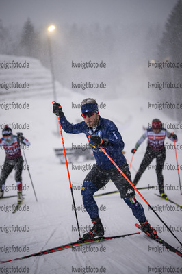 05.01.2022, xkvx, Biathlon IBU World Cup Oberhof, Training Women and Men, v.l. Coach Andrea Zattoni (Italy) in aktion / in action competes