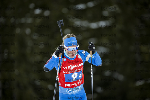 14.01.2022, xkvx, Biathlon IBU World Cup Ruhpolding, Relay Women, v.l. Federica Sanfilippo (Italy) in aktion / in action competes