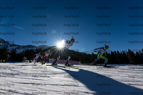 23.01.2022, xkvx, Biathlon IBU World Cup Anterselva, Relay Men, v.l. Leif Nordgren (United States) in aktion / in action competes