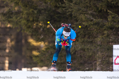 23.01.2022, xkvx, Biathlon IBU World Cup Anterselva, Relay Men, v.l. Fabien Claude (France) in aktion / in action competes