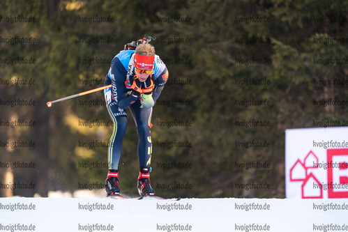 23.01.2022, xkvx, Biathlon IBU World Cup Anterselva, Relay Men, v.l. Roman Rees (Germany) in aktion / in action competes