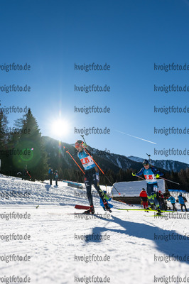 23.01.2022, xkvx, Biathlon IBU World Cup Anterselva, Relay Men, v.l. Roman Rees (Germany) in aktion / in action competes