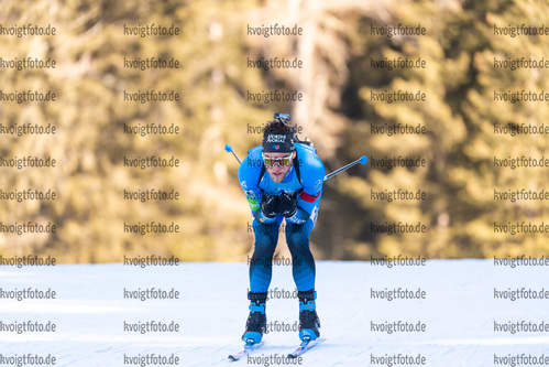 23.01.2022, xkvx, Biathlon IBU World Cup Anterselva, Relay Men, v.l. Antonin Guigonnat (France) in aktion / in action competes