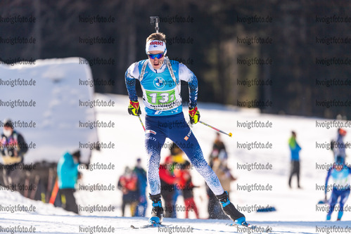 23.01.2022, xkvx, Biathlon IBU World Cup Anterselva, Relay Men, v.l. Tero Seppala (Finland) in aktion / in action competes