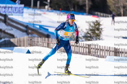 23.01.2022, xkvx, Biathlon IBU World Cup Anterselva, Relay Men, v.l. Niklas Hartweg (Switzerland) in aktion / in action competes