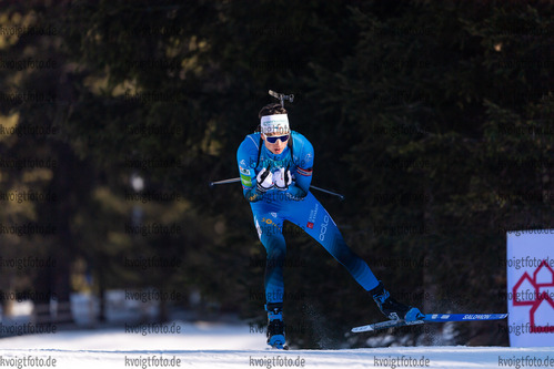23.01.2022, xkvx, Biathlon IBU World Cup Anterselva, Relay Men, v.l. Eric Perrot (France) in aktion / in action competes