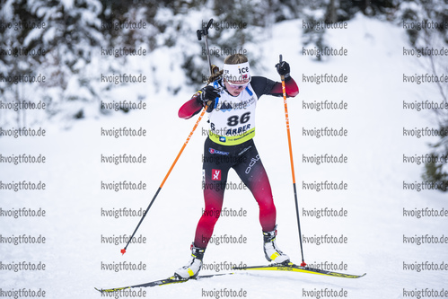 28.01.2022, xsoex, Biathlon IBU Open European Championships Arber, Sprint Women, v.l. Karoline Erdal (Norway)  / 