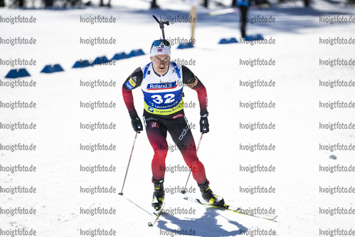 Lenzerheide, Schweiz, 03.03.22: Haavard Gutuboe Bogetveit (Norway) in aktion waehrend des 10km Sprint der Herren bei dem IBU Cup im Biathlon am 03. Februar 2022 in Lenzerheide. (Foto von Benjamin Soelzer / VOIGT)

Lenzerheide, Switzerland, 03.03.22: Haavard Gutuboe Bogetveit (Norway) in action competes during the 10km men’s sprint at the Biathlon IBU Cup March 03, 2022 in Lenzerheide. (Photo by Benjamin Soelzer / VOIGT)