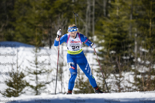 Bodenmais, Deutschland, 12.03.22: Josephine Dingelstedt (Germany) in aktion waehrend der Verfolgung der Frauen bei dem DSV Jugendcup Deutschlandpokal im Biathlon am 12. Februar 2022 in Bodenmais. (Foto von Benjamin Soelzer / VOIGT)

Bodenmais, Germany, 12.03.22: Josephine Dingelstedt (Germany) in action competes during the women’s pursuit at the Biathlon German Cup March 12, 2022 in Bodenmais. (Photo by Benjamin Soelzer / VOIGT)