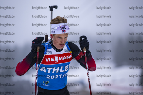 Oslo, Norwegen, 16.03.22: Filip Fjeld Andersen (Norway) in aktion waehrend des Trainings bei dem BMW IBU World Cup im Biathlon am 16. Februar 2022 in Oslo. (Foto von Kevin Voigt / VOIGT)

Oslo, Norway, 16.03.22: Filip Fjeld Andersen (Norway) in action competes during the training at the Biathlon BMW IBU World Cup March 16, 2022 in Oslo. (Photo by Kevin Voigt / VOIGT)