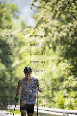 Pokljuka, Slowenien, 28.06.22: Roman Rees (Germany) in aktion waehrend des Training am 28. June  2022 in Pokljuka. (Foto von Kevin Voigt / VOIGT)

Pokljuka, Slovenia, 28.06.22: Roman Rees (Germany) in action competes during the training at the June 28, 2022 in Pokljuka. (Photo by Kevin Voigt / VOIGT)