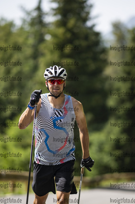 Pokljuka, Slowenien, 28.06.22: Philipp Nawrath (Germany) in aktion waehrend des Training am 28. June  2022 in Pokljuka. (Foto von Kevin Voigt / VOIGT)

Pokljuka, Slovenia, 28.06.22: Philipp Nawrath (Germany) in action competes during the training at the June 28, 2022 in Pokljuka. (Photo by Kevin Voigt / VOIGT)