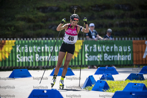 Ruhpolding, Deutschland, 25.08.22: Johanna Puff (Germany) in aktion waehrend der Super Sprint Junioren Qualifikation bei den IBU Sommer Weltmeisterschaften im Biathlon am 25. August 2022 in Ruhpolding. (Foto von Kevin Voigt / VOIGT)

Ruhpolding, Germany, 25.08.22: Johanna Puff (Germany) in action competes during the Super Sprint Juniors Qualification at the IBU Summer Biathlon World Championships August 25, 2022 in Ruhpolding. (Photo by Kevin Voigt / VOIGT)