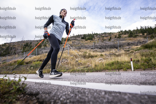 Cavalese, Italien, 29.09.22: Vanessa Voigt (Germany) in aktion waehrend des Training am 29. September 2022 in Cavalese. (Foto von Kevin Voigt / VOIGT)

Cavalese, Italy, 29.09.22: Vanessa Voigt (Germany) in action competes during the training at the September 29, 2022 in Cavalese. (Photo by Kevin Voigt / VOIGT)