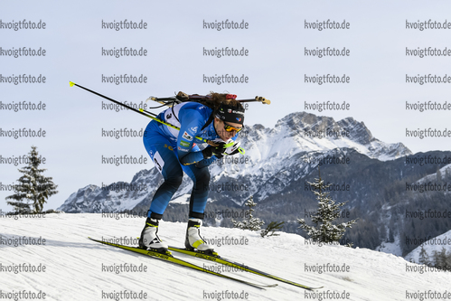 11.12.2020, xadex, Biathlon IBU Weltcup Hochfilzen, Sprint Damen, v.l. v.l. Justine Braisaz-Bouchet (FRA)  / 

Copyright: EXPA/Adelsberger via VOIGT Fotografie