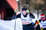 10.02.2019, xkvx, Biathlon, Deutschlandpokal Altenberg, Verfolgung, v.l. DINGELSTEDT Josephine