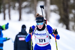 10.02.2019, xkvx, Biathlon, Deutschlandpokal Altenberg, Verfolgung, v.l. FICHTNER Marlene