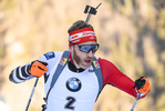 16.01.2019, xkvx, Biathlon IBU Weltcup Ruhpolding, Sprint Herren, v.l. Simon Eder (Austria) in aktion / in action competes