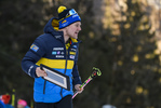 16.01.2019, xkvx, Biathlon IBU Weltcup Ruhpolding, Sprint Herren, v.l. Coach Johannes Lukas (Sweden) in aktion / in action competes